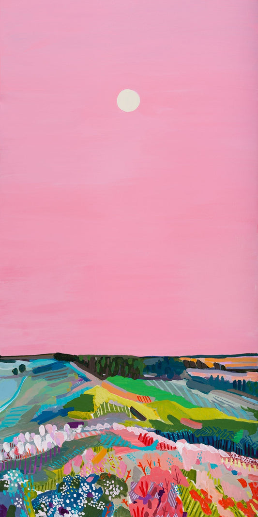 Pink sky  Canvas Print