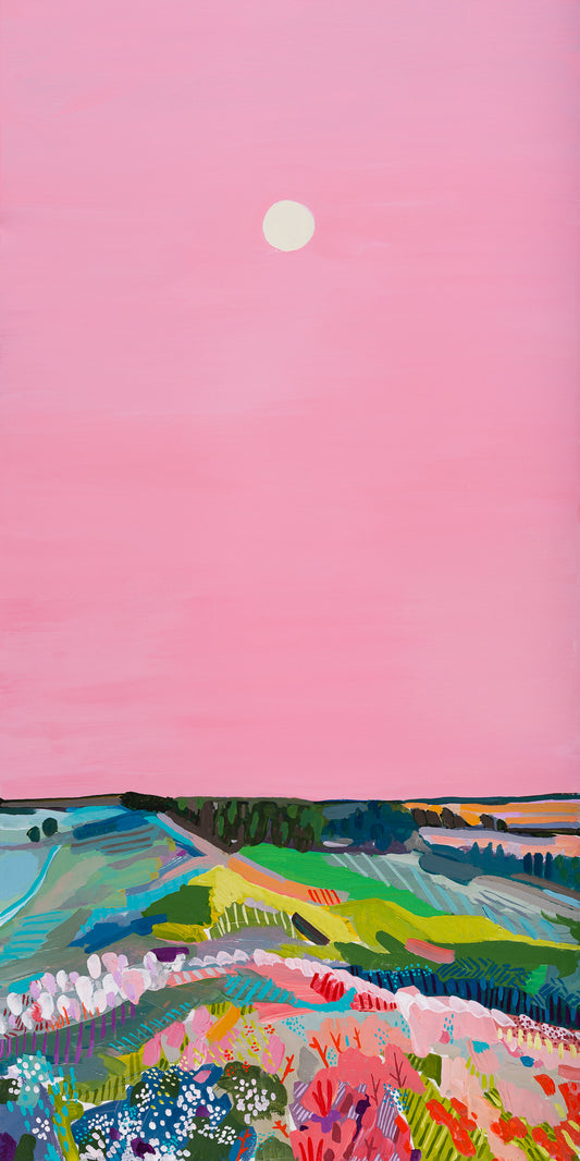 Pink sky Original Painting