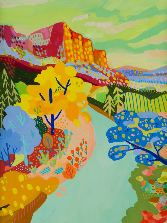 Colourful Canyon Canvas prints
